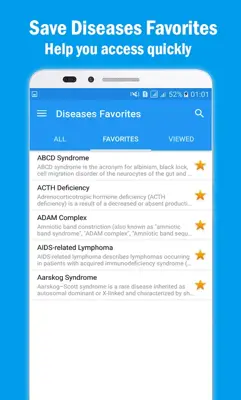 Medical Dictionary ✪ Diseases android App screenshot 2